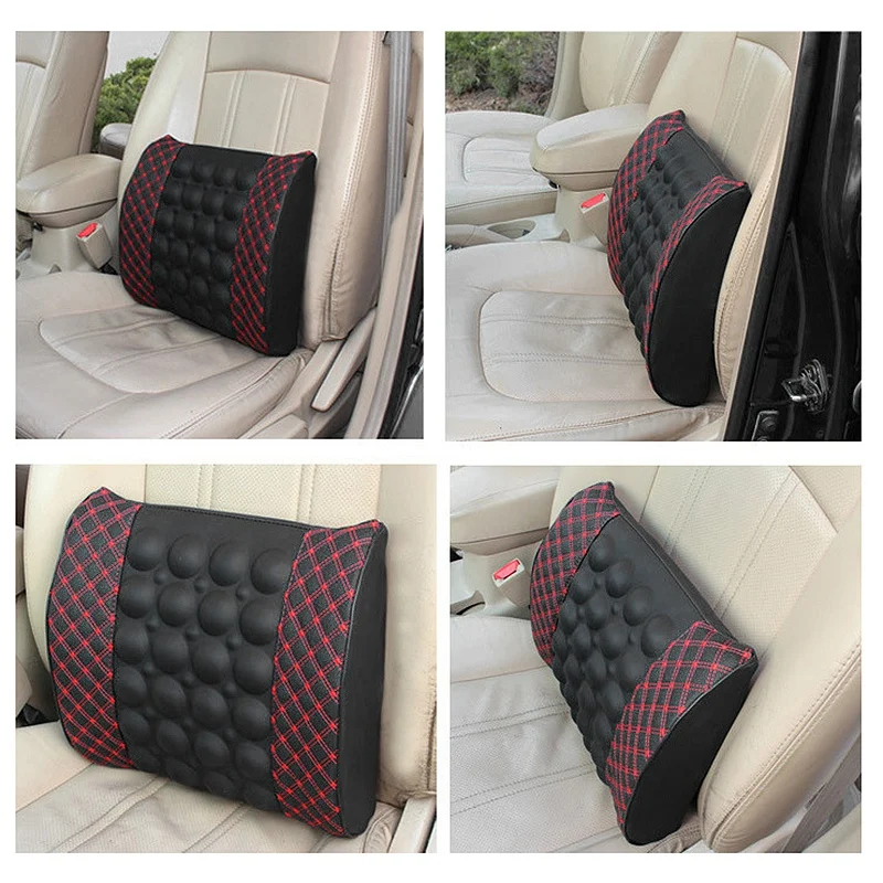 

24V Car Massage Cushion Lumbar Massage Car Seat Back Cushion Lumbar Support Lumbar Cushion for Truck Buses Tractor