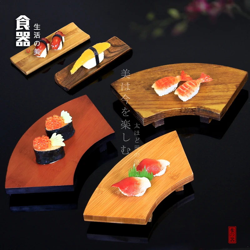 

Sushi Board Bamboo Sushi Tray Japanese and Korean Cooking Stool Wooden Sushi Table Wooden Bench Japanese Tableware Sushi Table