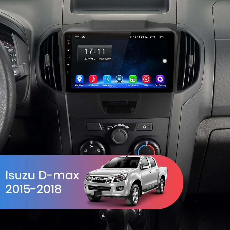 AWESAFE для Isuzu Dmax D-max 2015 2016 2017 2018 автомобильный Радио мультимедийный видео плеер GPS 2din