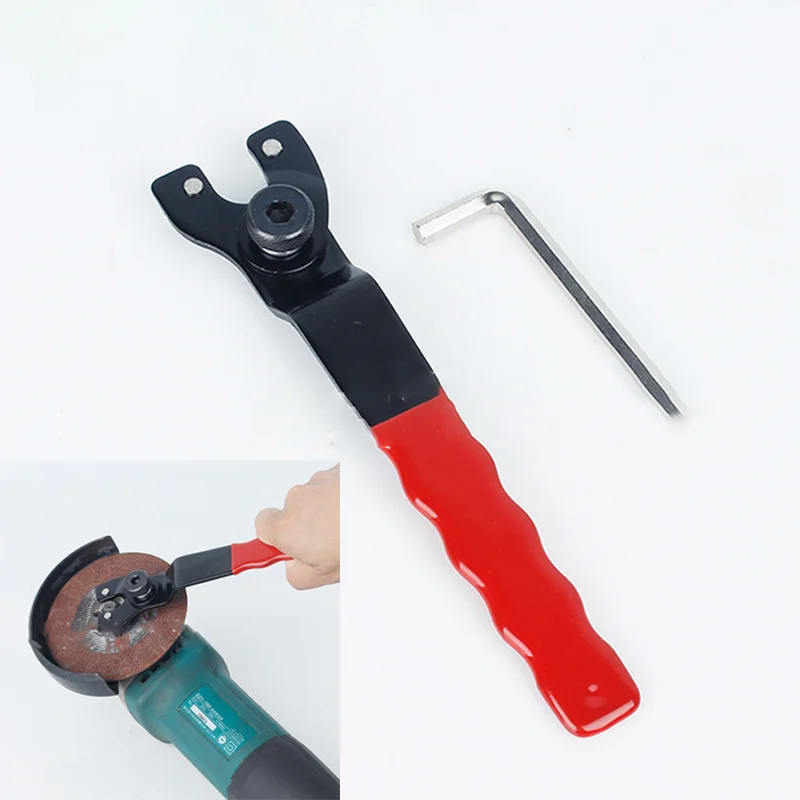 

1pc Adjustable Pin Spanner 8-50mm Portable Adjustable Angle Grinder Key Pin Spanner Home Wrenches Hubs Arbor Repair Tool Wrench