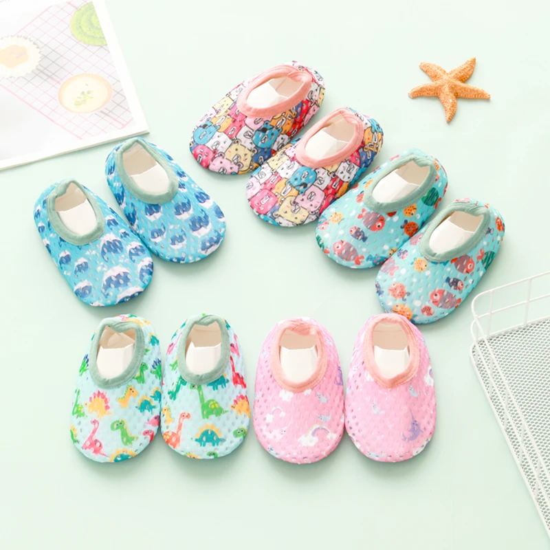 YEAMOLLY/летние сетчатые дышащие Нескользящие домашние носки тапочки нескользящие