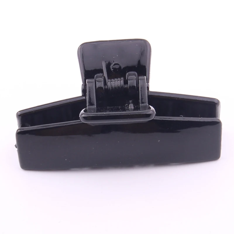 

New Fashion Hairdressing Accessories Shining Black Plastic Hair Claw Clips Ponytail Holder For Thick Hair Crab For Hair For Lady