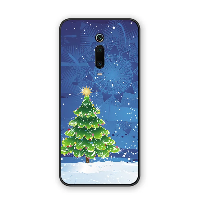 6092 Redmi Note 7 S2 веселый медведь для рождественской елки чехлы для телефонов Xiaomi Redmi 6A 5A 4A 4 5 6 7 Pro 5Plus GO Санта Клаус мягкий чехол из ТПУ - Цвет: 6092
