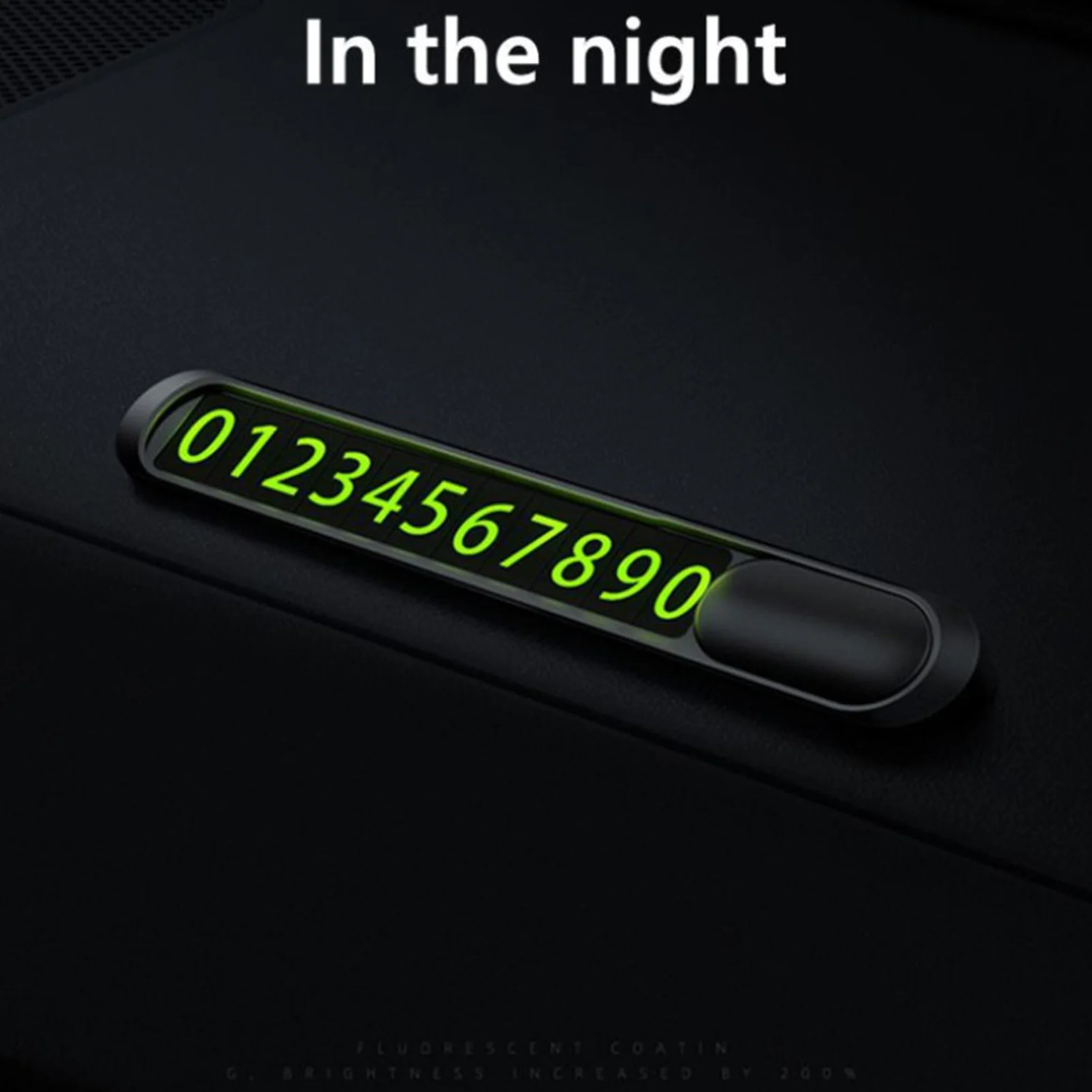 

Portable Car Temporary Parking Card Phone Number Card Plate in the Car Stop Automobile Car Styling Accessories