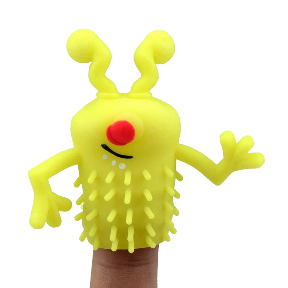 4 шт./компл. Новинка TPR пластиковые милые Ручные куклы с выражением Детские