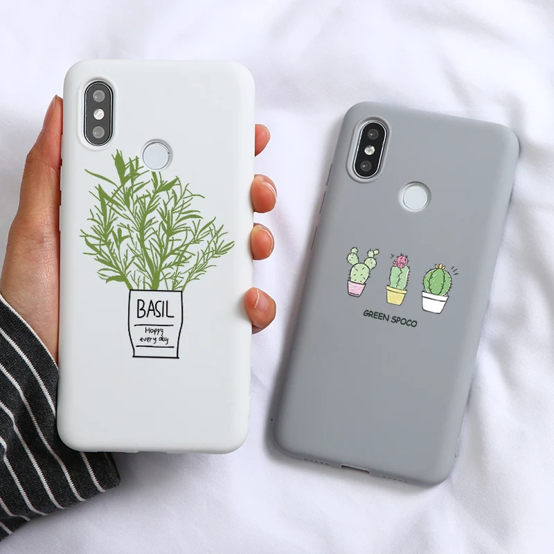 Мягкие ТПУ чехлы с изображением кактуса растения для Xiaomi Mi Redmi Note 8 8T 7 6 5 9 9S 9T 10 Lite 10T