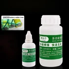 Канифоль для пайки, мощный агент, бесчистый флюс, нержавеющая сталь, Белая Стальная пластина, железо, аккумулятор 18650, сварочный жидкий флюс для воды