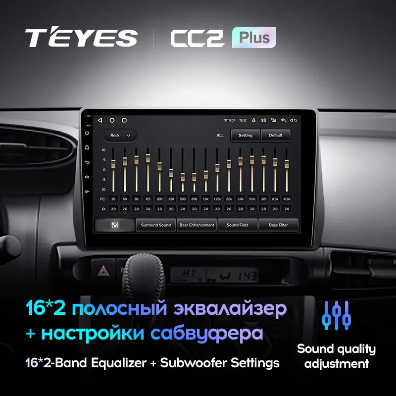 TEYES CC2L и CC2 Plus Штатная магнитола For Тойота Виш XE20 Toyota Wish 2 II 2009 - 2017 Android до 8-ЯДЕР 6 +