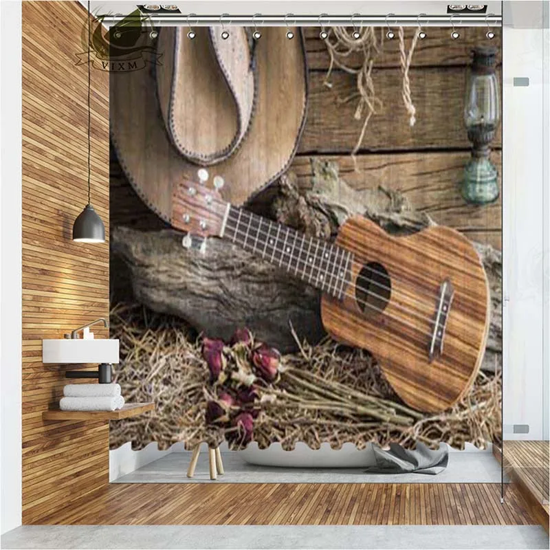 Шторы для душа Vixm в Западном городке водонепроницаемые занавески из полиэстера