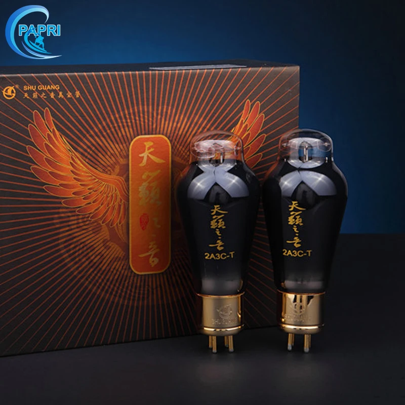 

PAPRI 1Pair shuguang 2A3C-T Vacuum Tube Replace Tube For Amplifier Audio HIFI DIY Factory Tested Matched