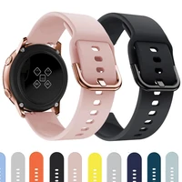 for samsung galaxy watch active 2 40mm 44mm silicone watchband active2 20mm watch strap sport bracelet for galaxy watch 42mm s2