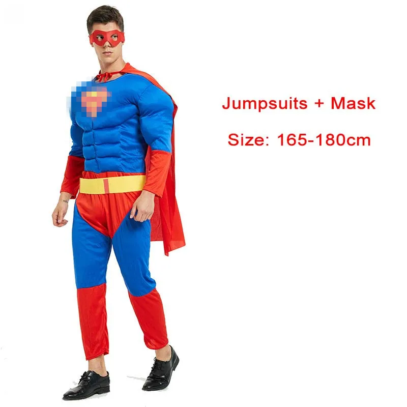 Superman Маска для косплея «мстители» для взрослых, костюм супергероя «Капитан Америка», «Человек-паук», «Халк», «Бэтмен», «мстители» - Цвет: Superman