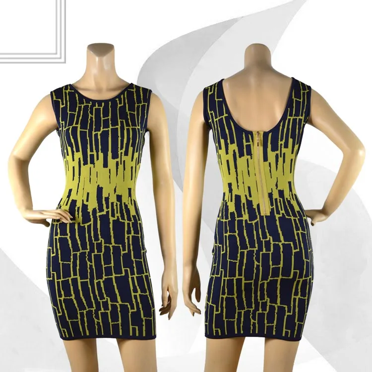 

2020 New Arrivals Fashion Sexy Women Dress Patchwork Elegant Dresses O Neck Sleeveless Party Bandage Dresses Mini Black Clubwear