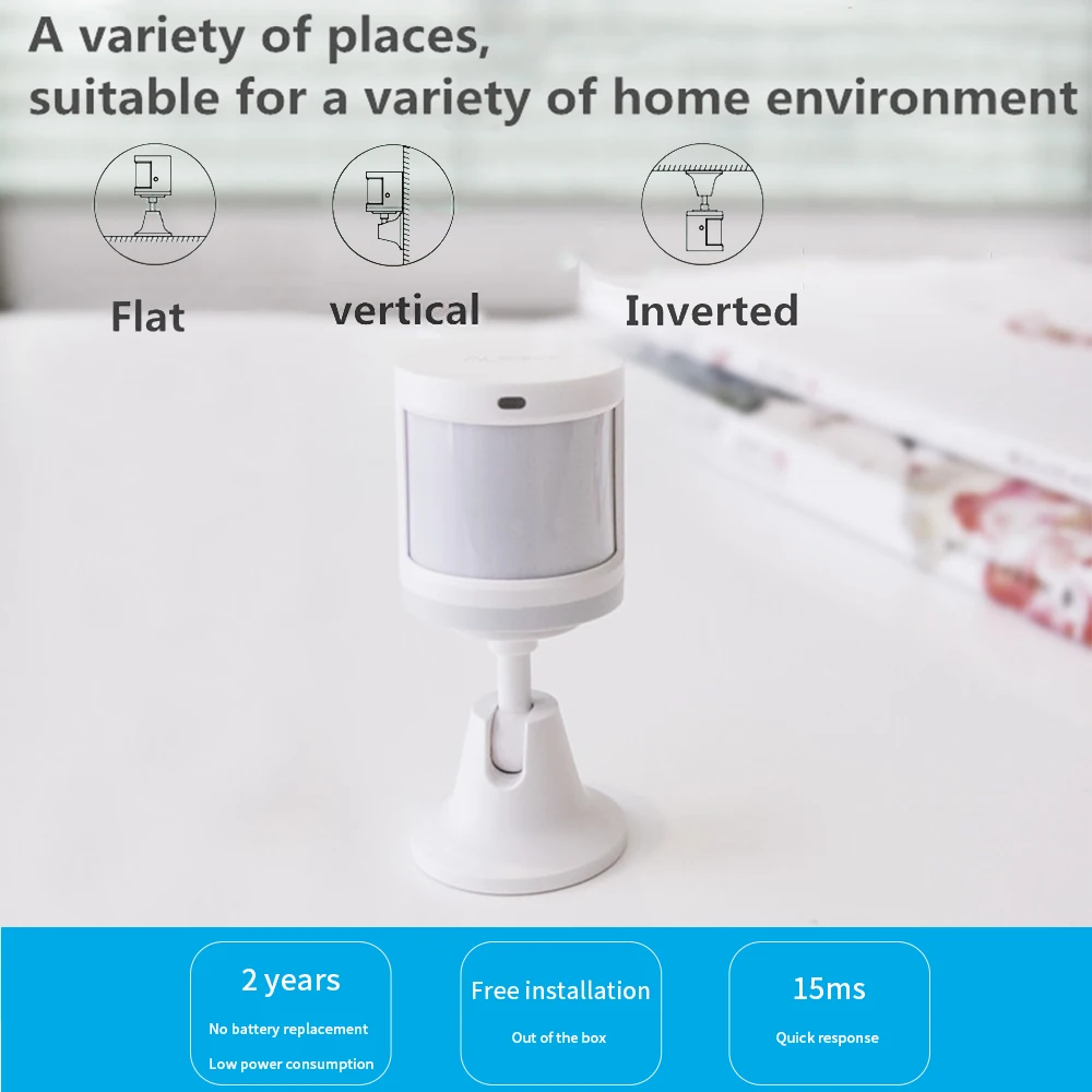 

Motion Sensor Light Sensor Switch Zigbee Motion Sensors/Detector Human Body Sensor Gateway HUB Work for Xiaomi Mijia