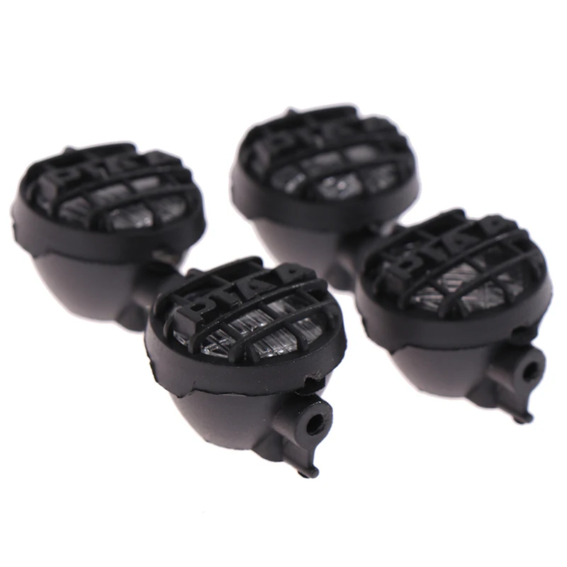 

4pcs Led Spotlight Roof Light Lampshade For 1/10 RC Crawler Car D90 D110 Axial Scx10 90046 CC01 TF2