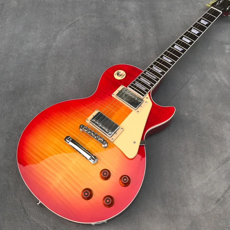 Высококачественная гитара корпус из красного дерева фингерборд розового