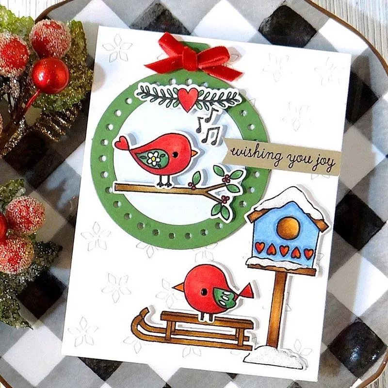 Кольцевая этикетка для отверстий металлические штампы резки форма украшения