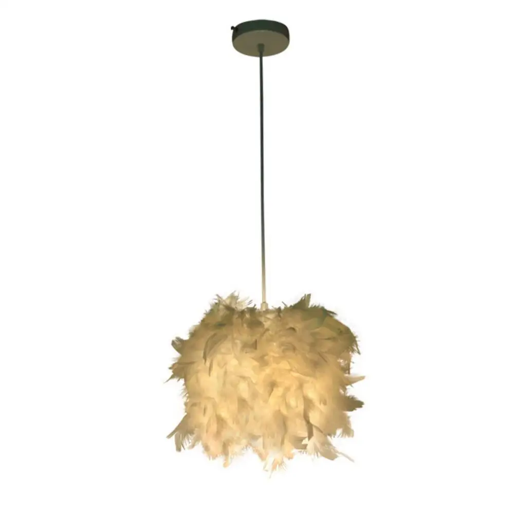

E27 Bedroom HangLamp Romantic Chandelier for Lamp Feather Light Shade for Ceiling Pendant Light Fashion Dreamlike
