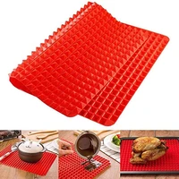 non stick bbq grill mat 40 5x29cm baking mat bbq tools cooking grilling sheet heat resistance easily cleaned kitchen tools