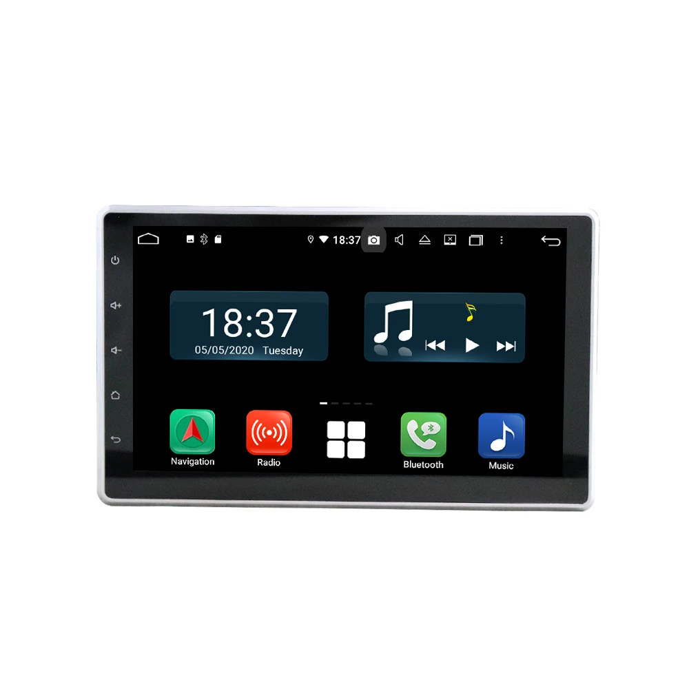 

CarPlay & Android Auto One DIN PX6 Android 10 Universal Car Radio DVD GPS Head Unit Bluetooth 5.0 WIFI USB DVR Multimedia Player