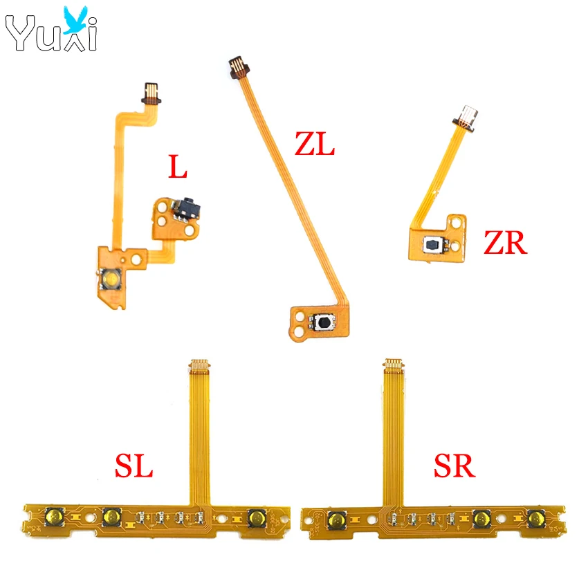 YuXi Left Right Joy-Con Replacement ZL ZR L SL SR Button Key Ribbon Flex Cable For Nintend Switch NS JoyCon Controller