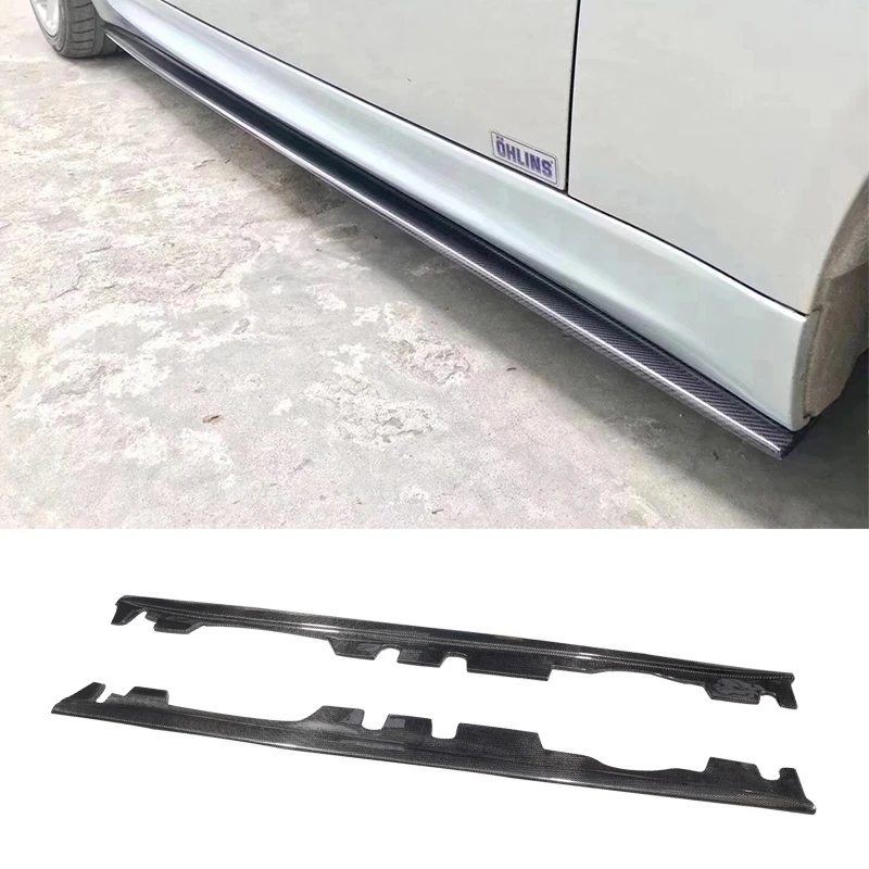 Боковые юбки из углеродного волокна фартук разветвители для BMW 3 серии E90 E92 E93 M3 2008