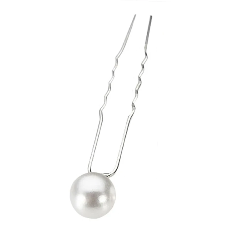 20 шт. женские свадебные белые шпильки с жемчугом для волос из сплава | Красота и