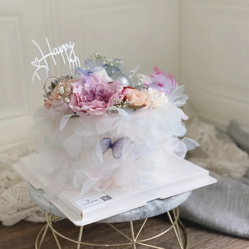 

Promotionele Gelukkige Verjaardag Cake Topper Acryl Goud Spiegel Cupcake Topper Voor Kinderen Verjaardagsfeestje Taart Decoratie