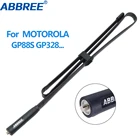 Тактическая антенна ABBREE MX Connector 144430Mhz для Motorola GP328 GP300 GP88 GP340 CP040 GP380 GP68 GP2000 HT750 EP450 Radio