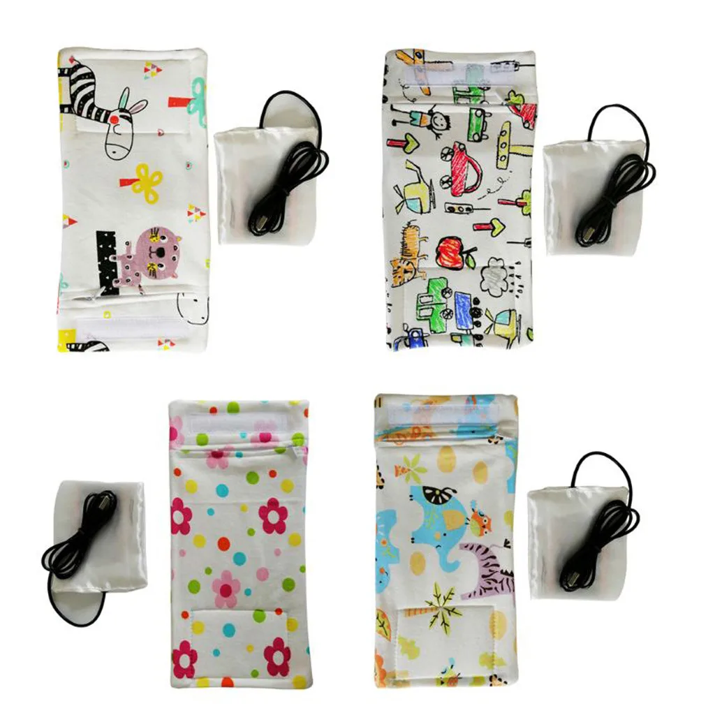 14 Colors Hot Travel Stroller Bag USB Milk Water Warmer Insulated Baby Nursing Bottle Heater 28.0cm*13cm Drop Shipping | Мать и ребенок