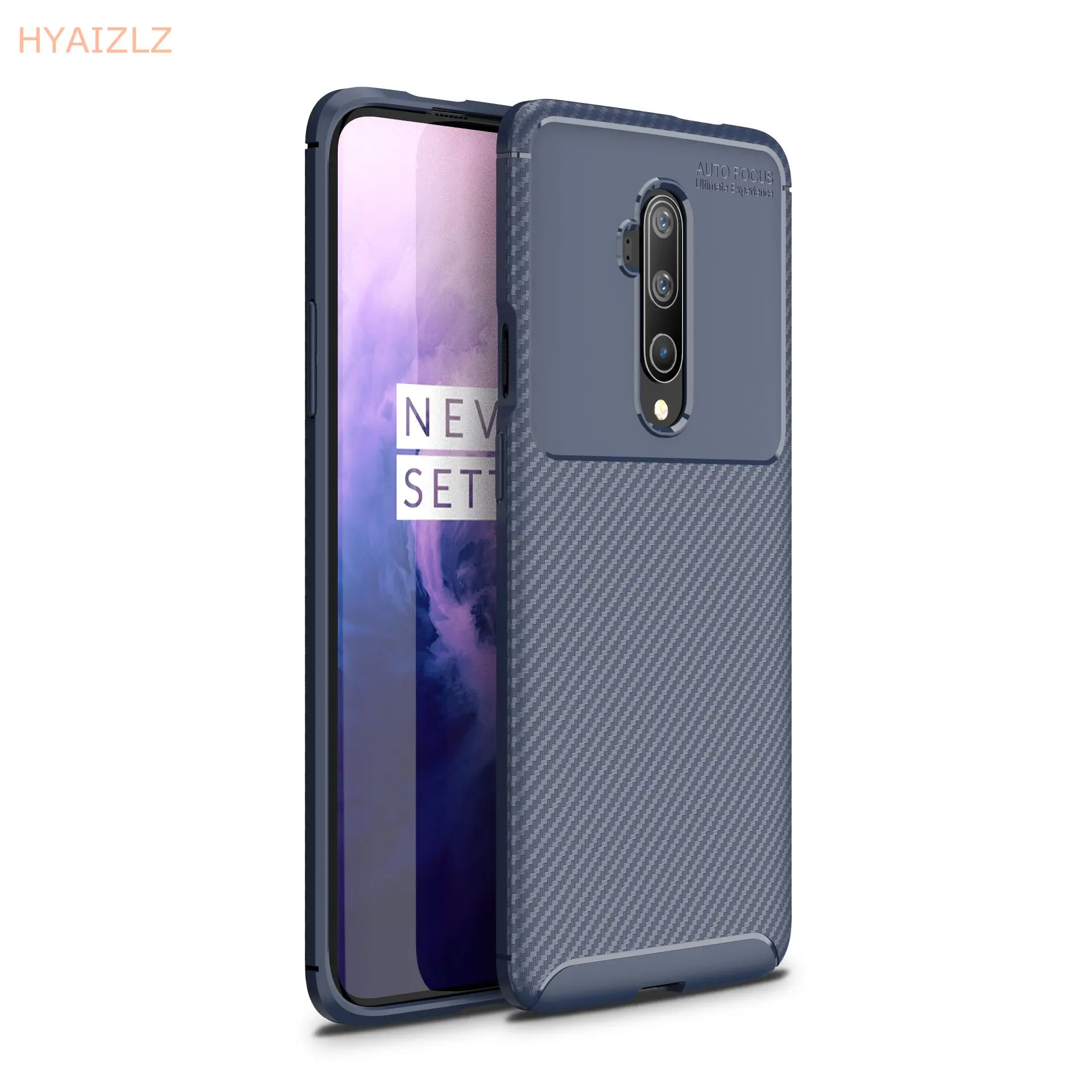 Чехол для Oneplus 7T Pro Ультратонкий чехол телефона мягкий ТПУ/углеродное волокно