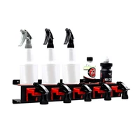 spray bottle storage rack abrasive material hanging rail car beauty shop accessory display auto cleaning detailing tools