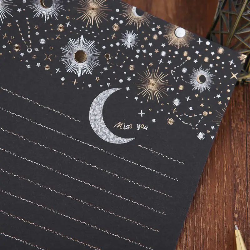 12 звёздное небо письмо канцелярские принадлежности Романтический креативный