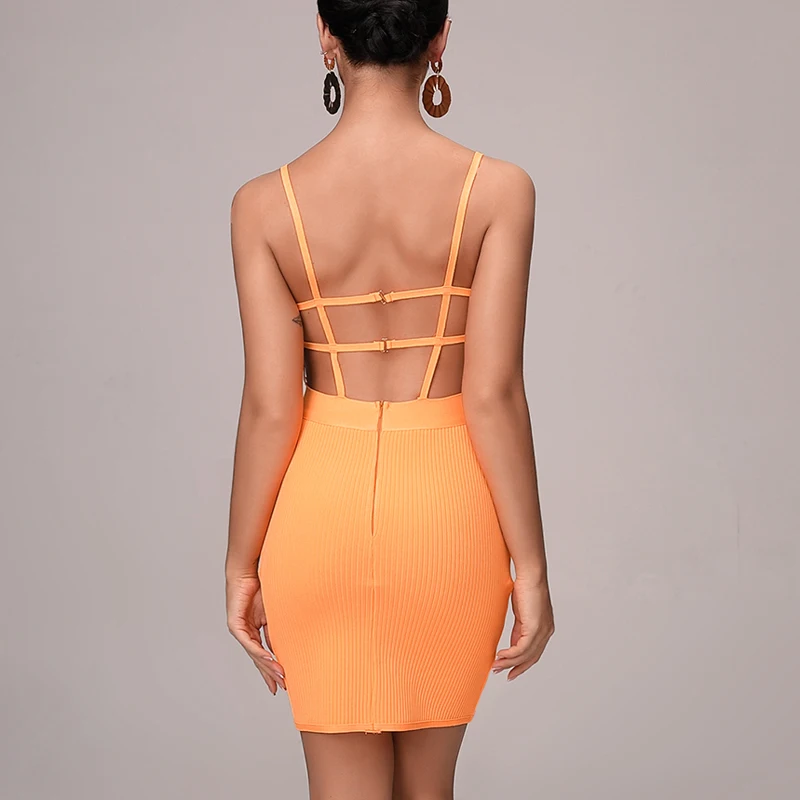 INDRESSME модное женское сексуальное мини-платье с квадратным вырезом на бретелях без спинки, вечерние Клубные открытые платья