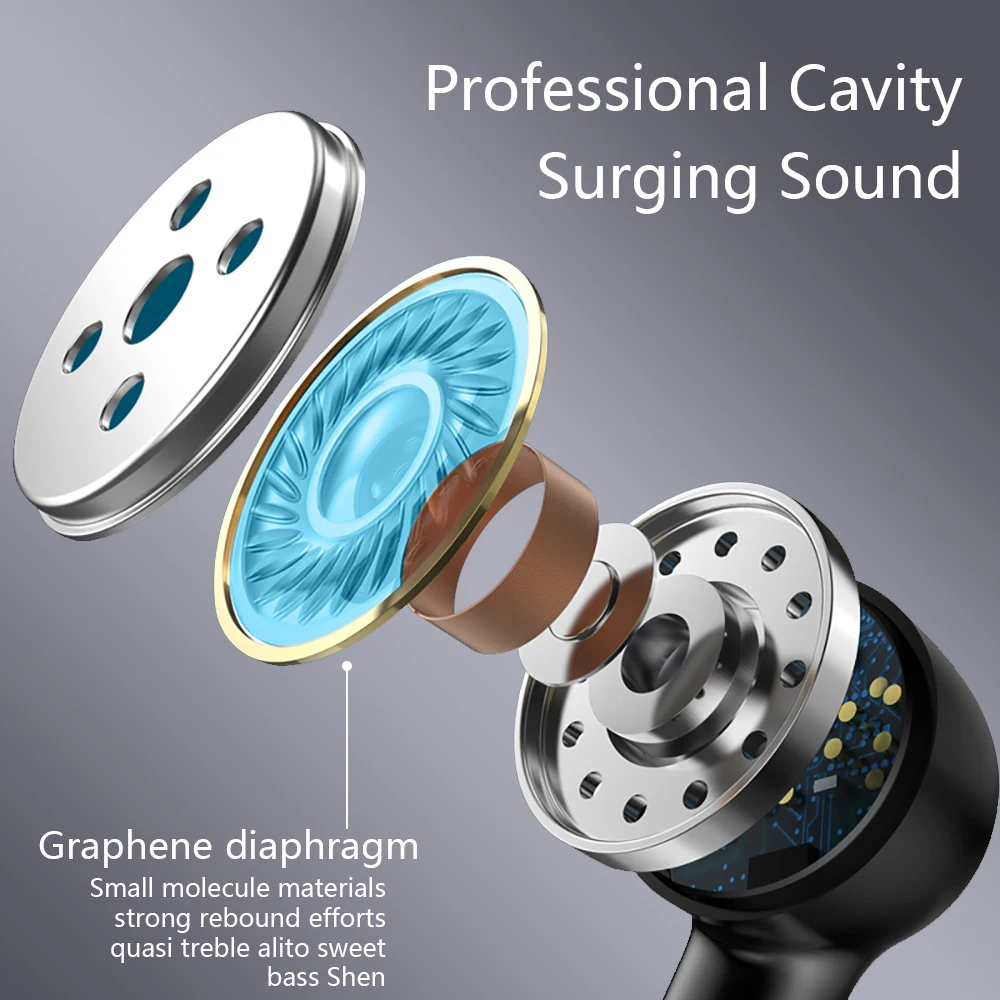 ONLIVING Wireless Earphone Active Noise Cancelling TWS Earbuds ANC Waterproof Dual Micphone Bluetooth5.0-compatible | Электроника
