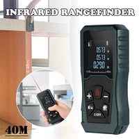 1pc 40m hand held digital laser point ip54 distance meter tape range finder measure tool for factories digital distance meter