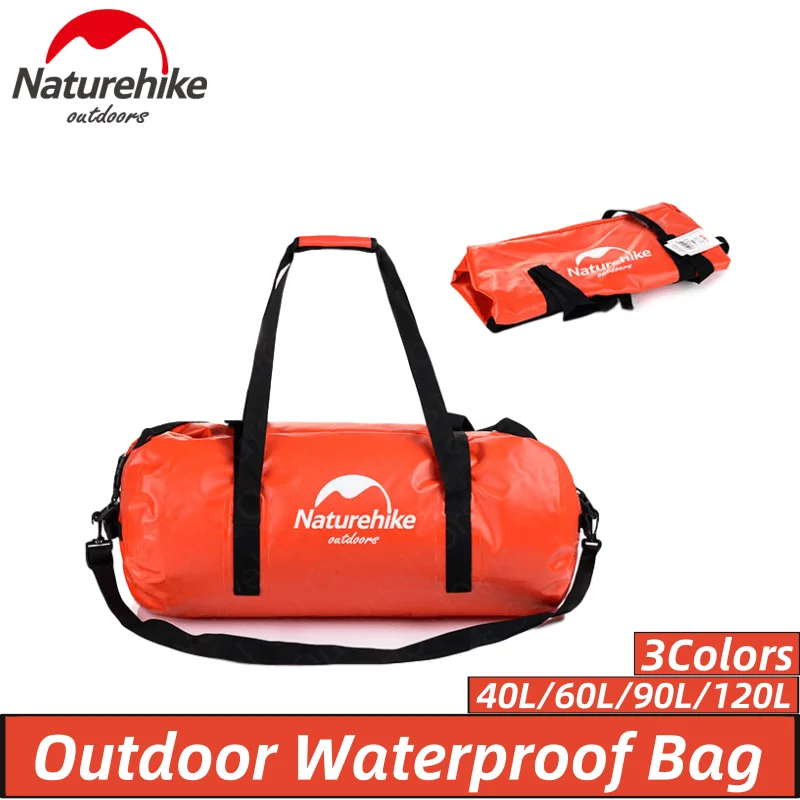 Водонепроницаемая сумка Naturehike портативная сухая 500D ПВХ для трекинга на реке 40 120