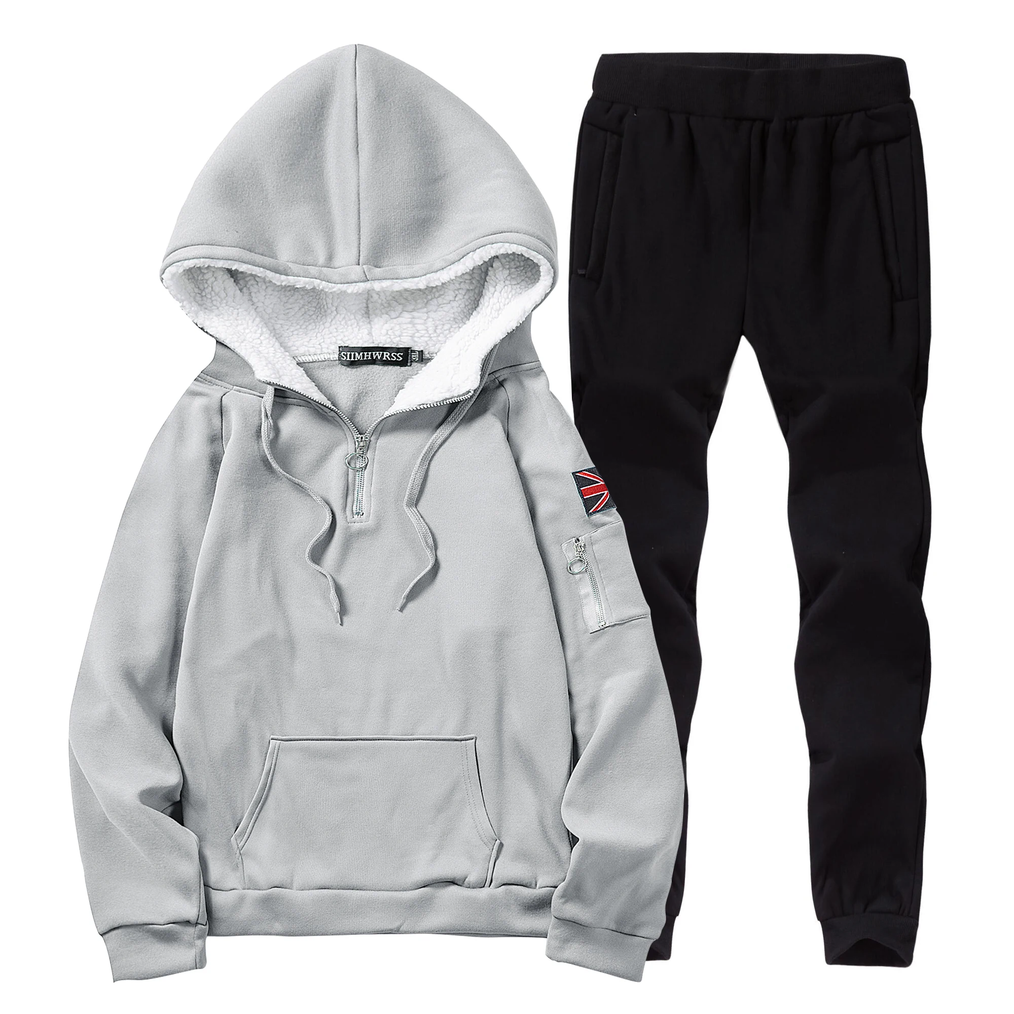 

Men's Sets 2 Piece Hoodies Pants Track Suit Jogger Sets Casual Tracksuit Men Sportswear Set Brand Clothing Hip Hop Sweatshirt