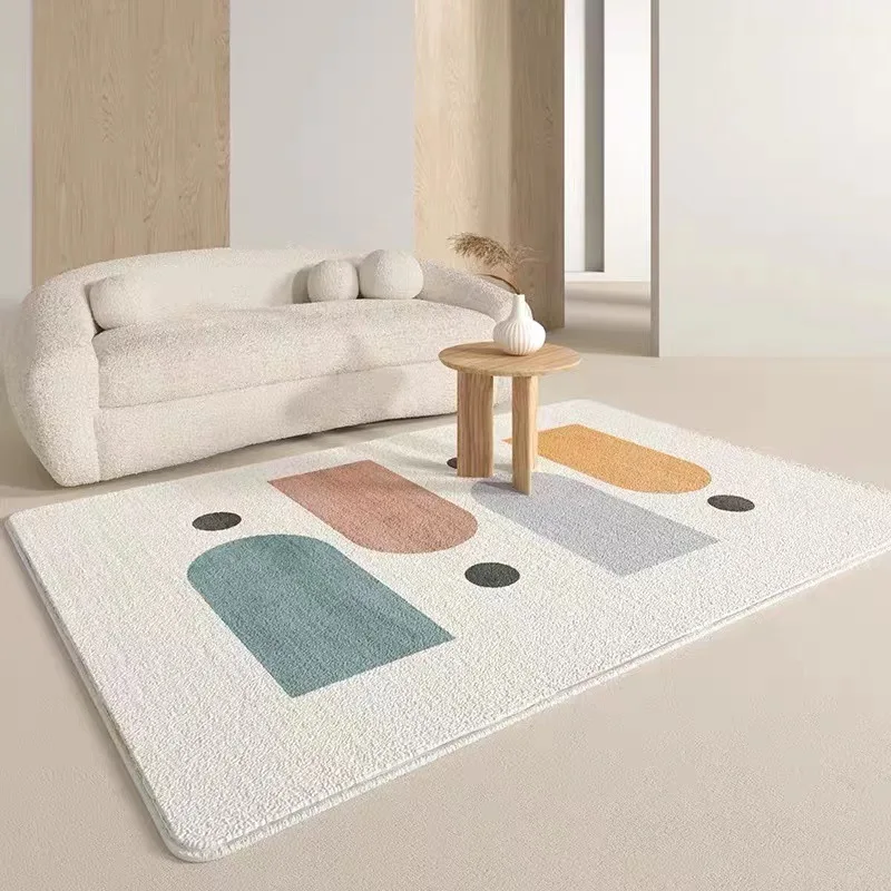 

Floor Mat In The Room Super Soft Plush Floor Mat Art Pattern Household Doormat Super Water Absorbent Non-slip Bath Mats New