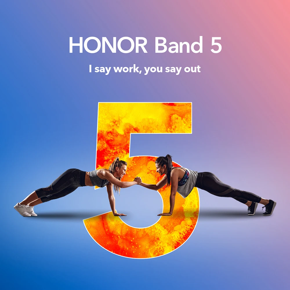 Global Versio huawei Honor Band 5 4, умный Браслет, умный браслет, шагомер, сенсорный экран, для плавания, сердечного ритма, сна, монитор