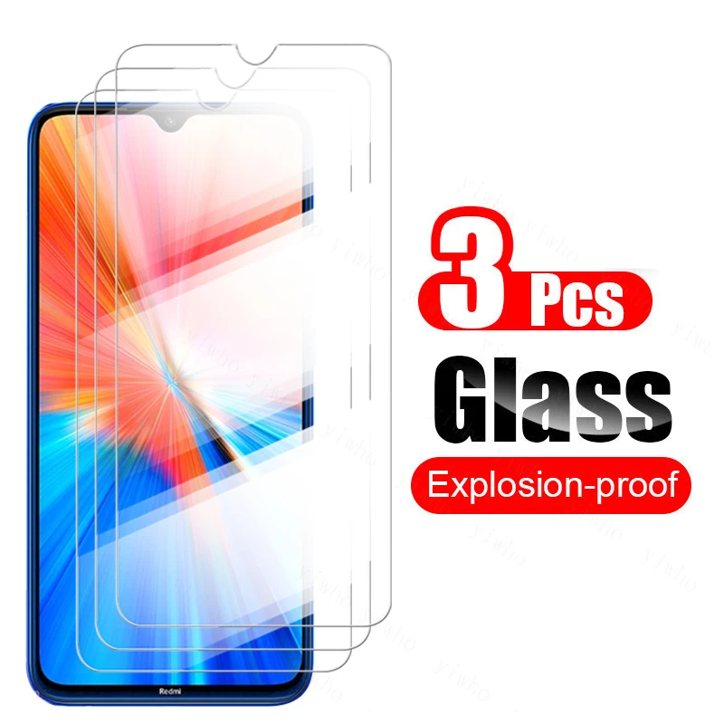 

3Pcs Tempered Glass For Xiaomi Redmi Note 8 2021 9 9S 10 Pro 10S Glass on the Redmi 7 7A 8 8A 9A 9C Screen Protector Protective