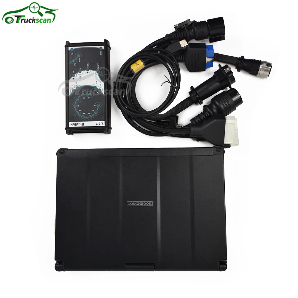 

Thoughbook CF52 laptop with For IVECO ELTRAC EASY ECI diagnostic tool For Iveco EASY 14.1 truck auto diagnostic scanner tool