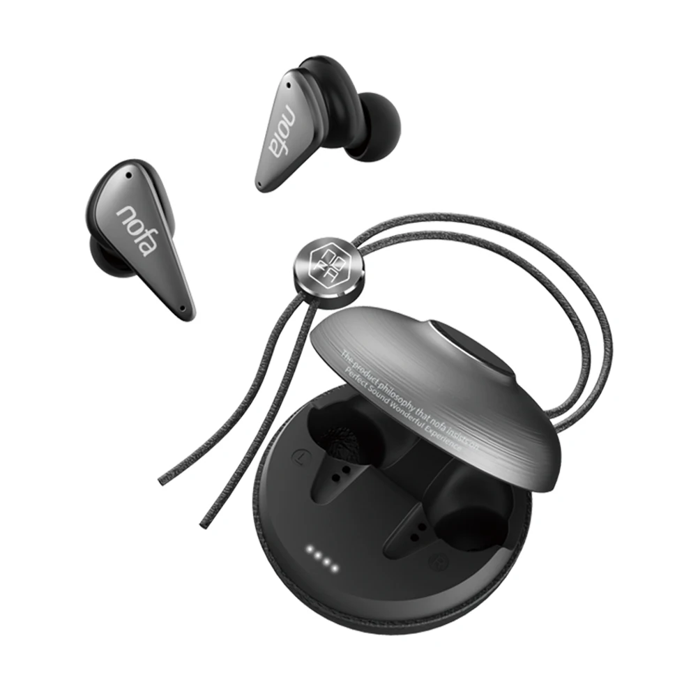 

Nofa TWS In-Ear 5.0 In-Ear Headphone Sports Headset, IPX5 Waterproof Gaming Headset with Microphone and Charging Box