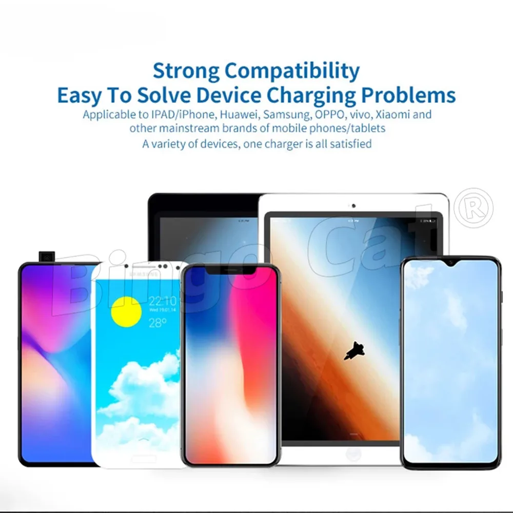 Зарядное устройство USB с 6 USB-портами и ЖК-дисплеем 2 4 А | Мобильные телефоны