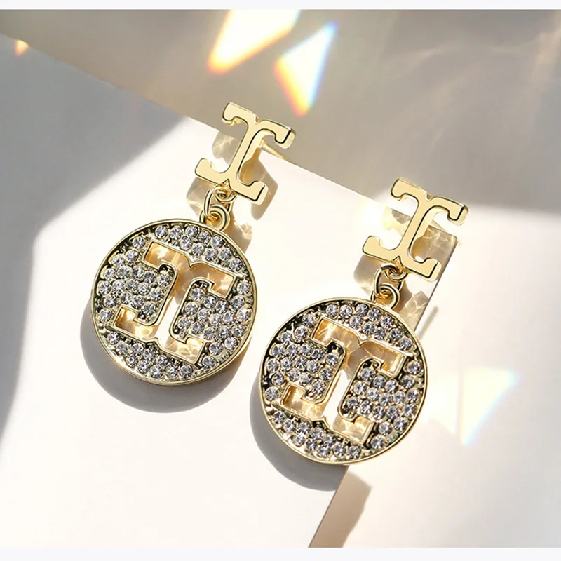 Очаровательные свадебные серьги с кристаллами сексуальные модные женские