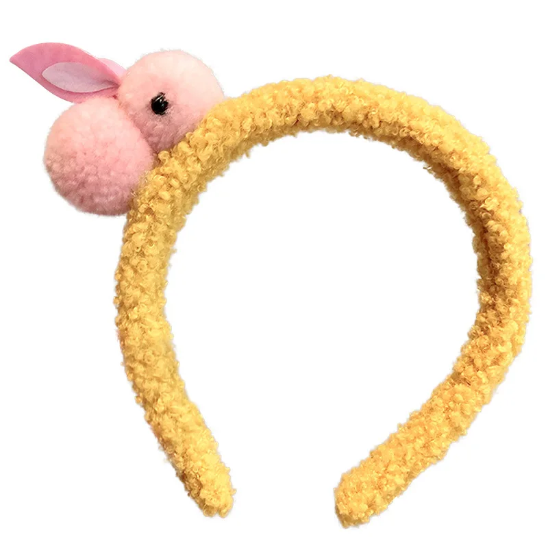 

Cute Colorful Plush Cartoon Rabbit Hairbands For Women Girls Sweet Hair Ornament Headband Hair Holder Fashion Hair Accessories