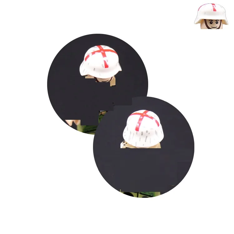 

10 шт./лот WW2 армейские солдаты шлем Военная серия пистолеты оригинальные блоки мини игрушки оружие Модель солдат фигурки playmobil