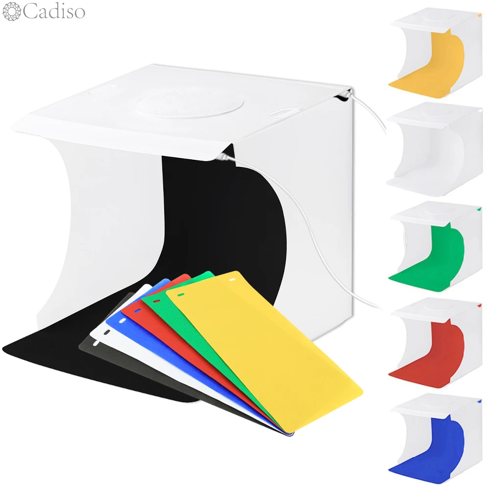 

Световой короб Cadiso, 2 светодиода, фон с коробкой лм, для фотостудии