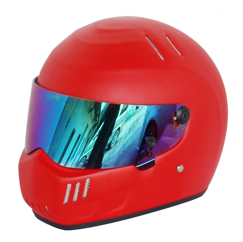 Шлем мотоциклетный CRG на все лицо ATV-6 из углеродного волокна персонализированный