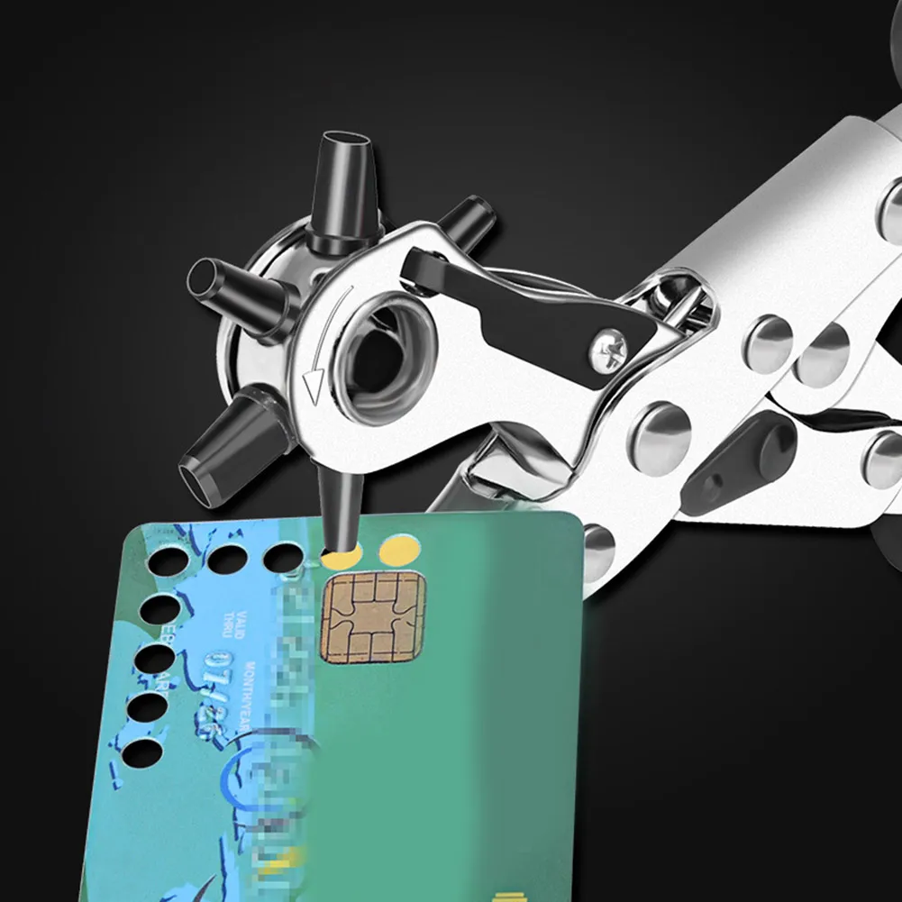 Многофункциональные пробивные плоскогубцы бытовой ремень Дырокол Кожа дырокол